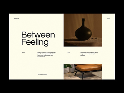 Between Feeling - Website Concept
