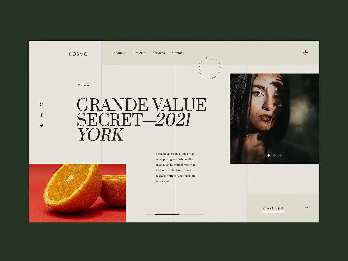 Stunning Influencer Website Design for Fashion Enthusiasts