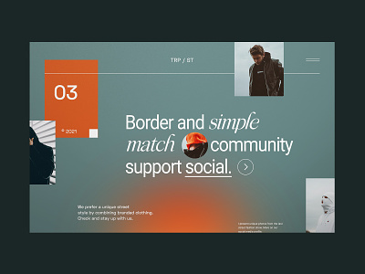 Border Simple - Website Concept Fashion