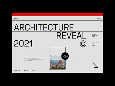 Architecture - Web concept architectural architecture concept design minimalist ui ux web web design webdesign website website design