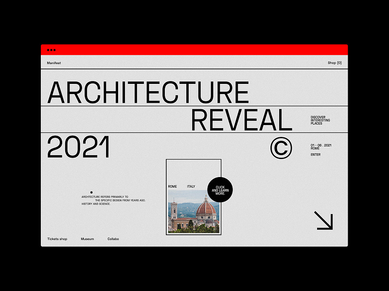 Architecture - Web concept by Tomasz Mazurczak on Dribbble