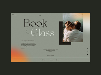 Book Stories - website concept