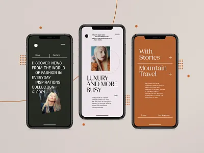 Beuni - Mobile concept app app blog app designer blog blogger fashion mobile mobile ui mobile ux platform ui ux