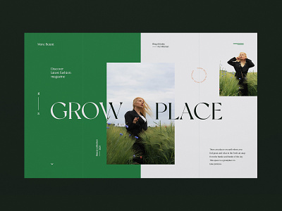 Grow Place - Website concept