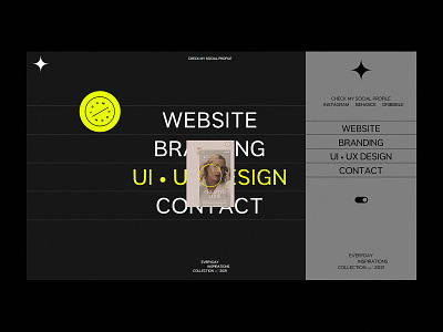 New Intro Website - Thomsoon 2021 black design graphic design hover intro landing page minimalist modern ui ux web design website
