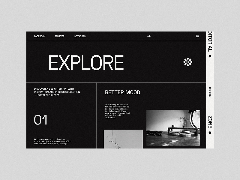 Explore - Website concept by Tomasz Mazurczak on Dribbble