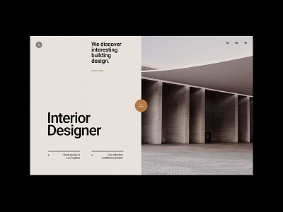 Interior Designer - Website concept