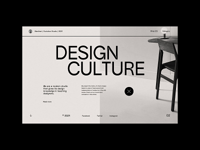 Design Culture - Website concept