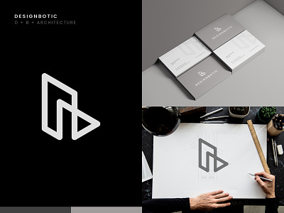 Designbotic - Logo / Architecture archutecture brand branding building design illustration logo logotype minimalist solutions symbol
