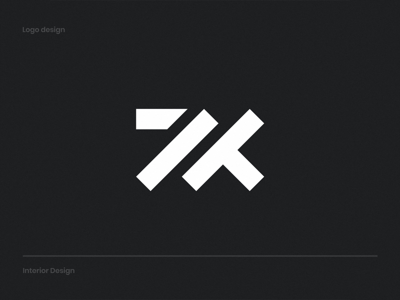 Zukowska Interior Design Logo #3 architect architect logo architecture brand branding design icon logo minimalist minimalistic monogram stationery symbol typography