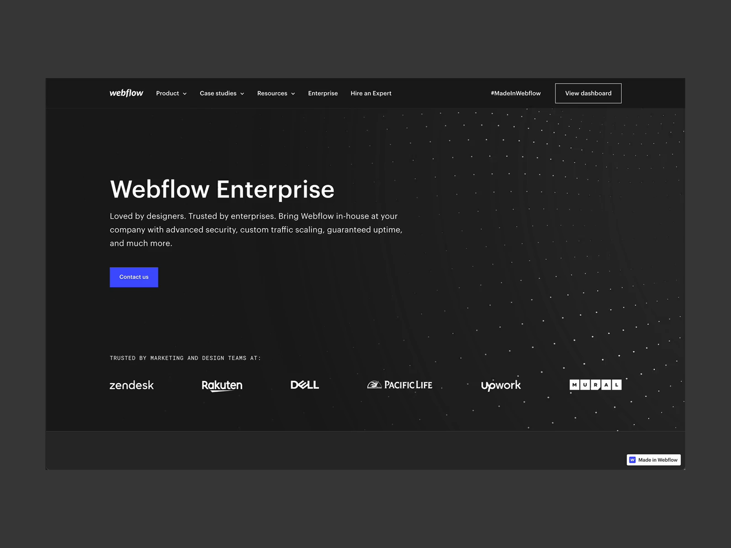 Webflow тарифные планы