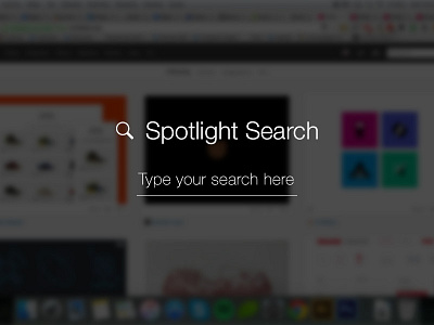 Day 22 — Search 022 dailyui search spotlight ui ux