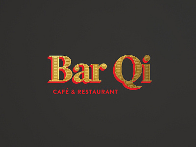Restaurant Logo bar qi branding cafe logo restaurant