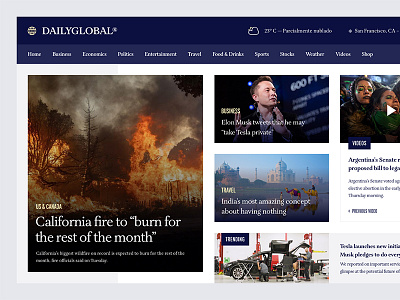 DAILYGLOBAL News Website