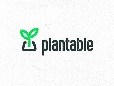 Plantable® Brand branding ecofriendly grain logo packaging plantable sustainability texture