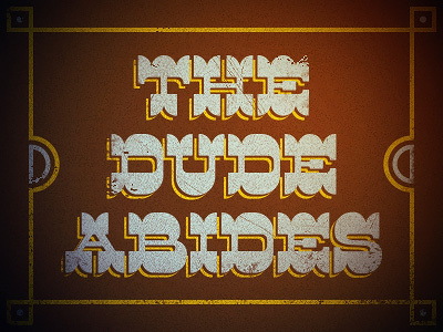 Dude: The Dude Abides cruz barcelona dude font losttype