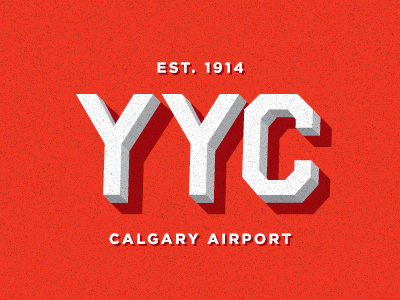 YYC Calgary International Airport calgary calgary international airport extrude grain vintage yyc