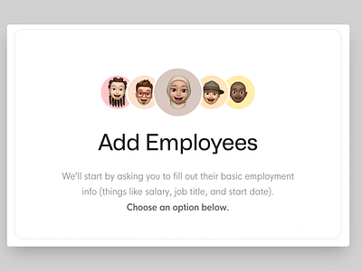 Employee modal