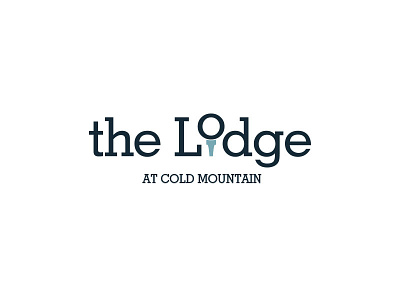 Lodge design golf logo