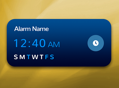 Alarm Widget alarm alarm app ui widget