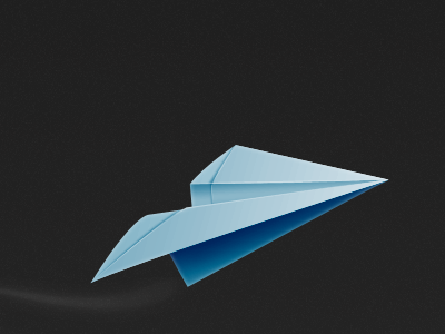 Paper Plane airplane blue paper plane