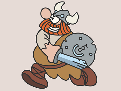 Charlie Company - Viking design graphic design illustration vector viking