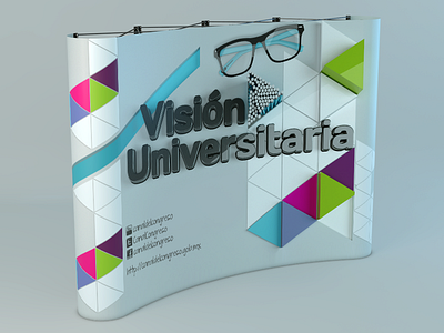 VU custom display custom display glasses popup stand