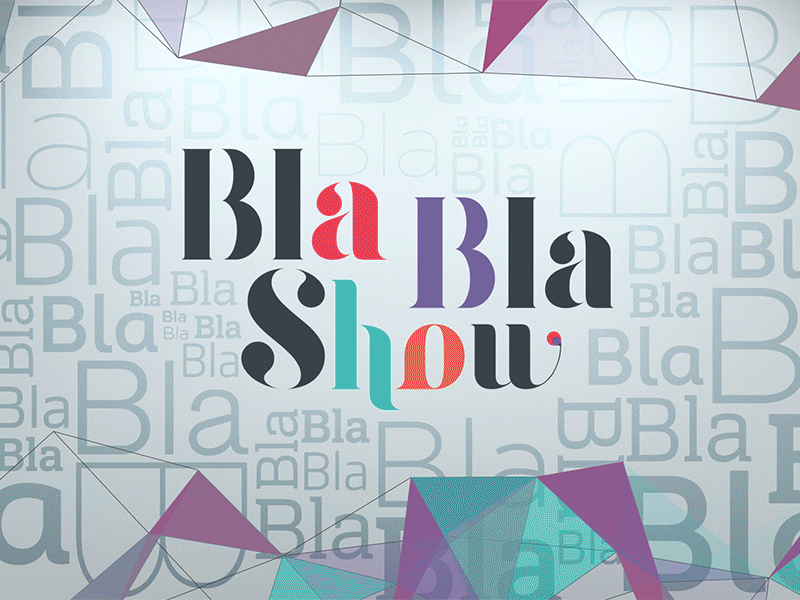 Bla Bla Show 2019 illustration logoanimation logotype magazine magazine design motion tv show