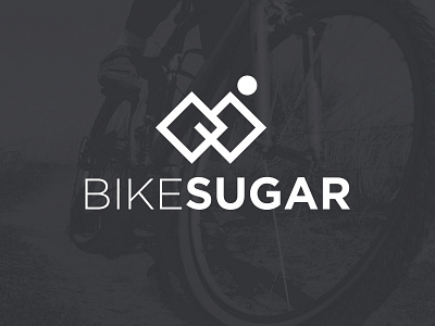 Bike Sugar Shot branding clean flat icon identity logo minimalism simplistic