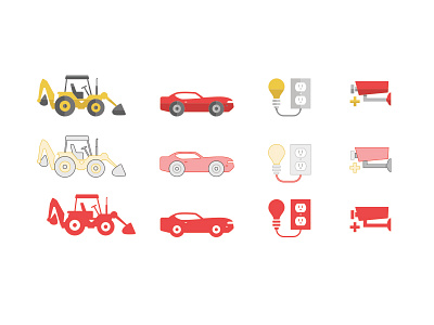 Icon Options flat icon design icons illustration semi flat services