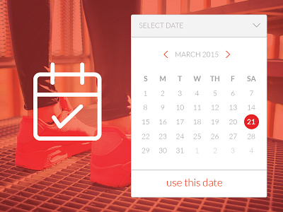 Calendar calendar date day flat icon month red running ui week