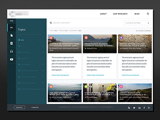 Research Portal by Justin Floyd for HQ on Dribbble