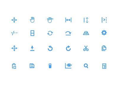 Icons for a CAD application cad icon icons illustration