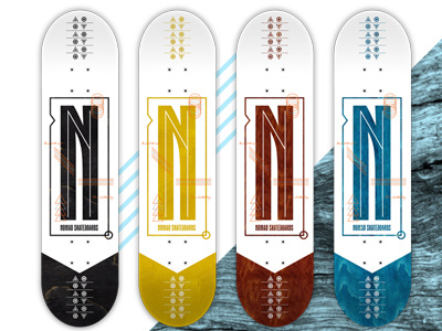 Big N Series christoph zedler illustration krid kridders nomad skateboards skateboards