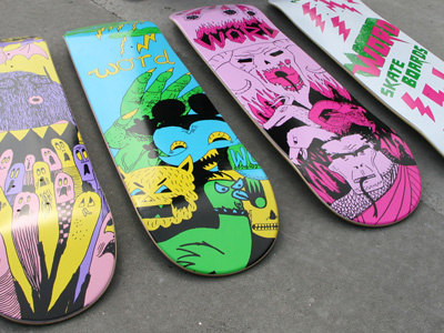 WORD Skateboards illustration krid kridders skateboards word skateboards