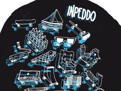 Inpeddo Bag Illustration digital illustration ink