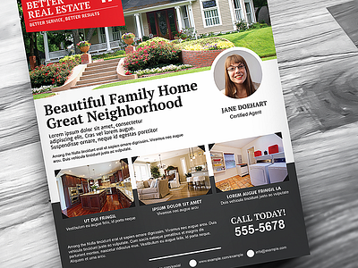 Better Real Estate Flyer Template V6