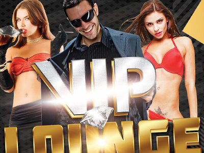 VIP Lounge Flyer diamonds flyer gold graphicriver lounge sexy template vip