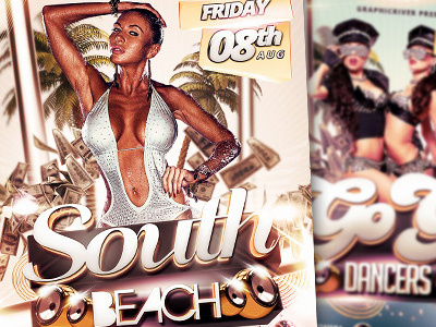 South Beach / GoGo Dancers Flyer