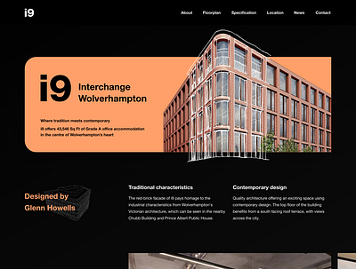 i9 property website architecture cssgrid design frontend design illustration property typography ui ux web design