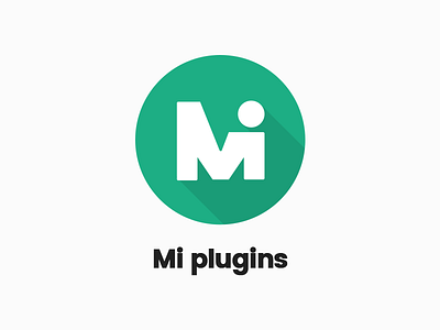 Mi Plugins brand branding design flat icon identity illustration illustrator itsekhtiar logo mi vector