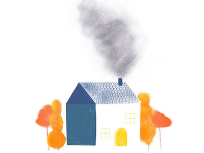 Sketchbook stuff: Fall House books childrens illustration illustration sketch