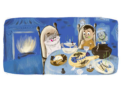 The Cats Feast books childrens illustration illustration sketch