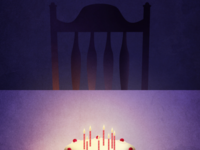 Next to Normal Poster cake candle chair musical poster