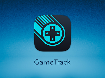 GameTrack App Icon app controller d pad games gaming icon ios tracker video videogames