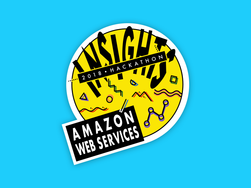 2018 Hackathon Sticker 90s sonic hackathon sticker
