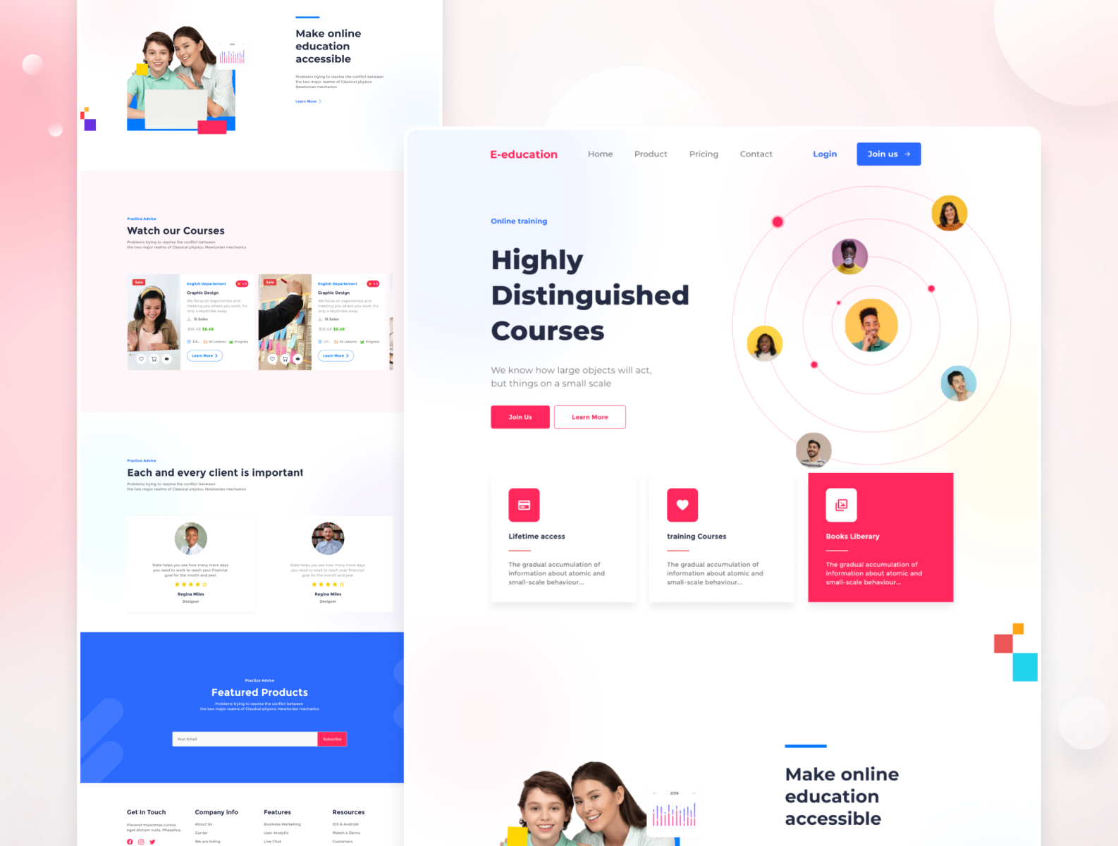 E-learning platform UI Design by Habibur Rahman | UI/UX & Brand ...