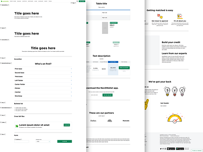No-code Website Tool brand design patterns systems ui ux