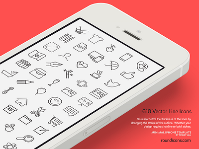 Ios7 Vector Line Icons Set 2 clean flat grid icons iconset ios7 line pack thin ui vector web