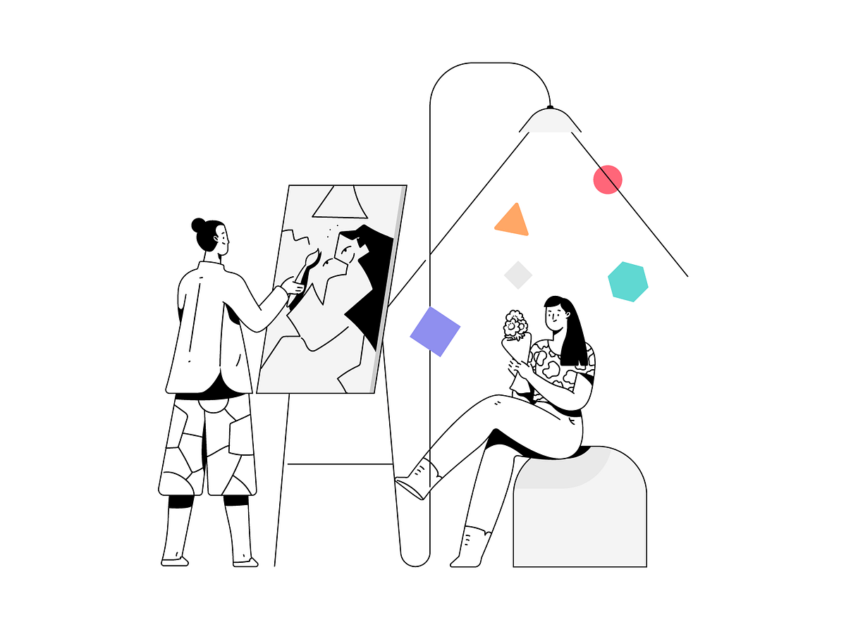 Block line Illustrations by Ramy Wafaa on Dribbble